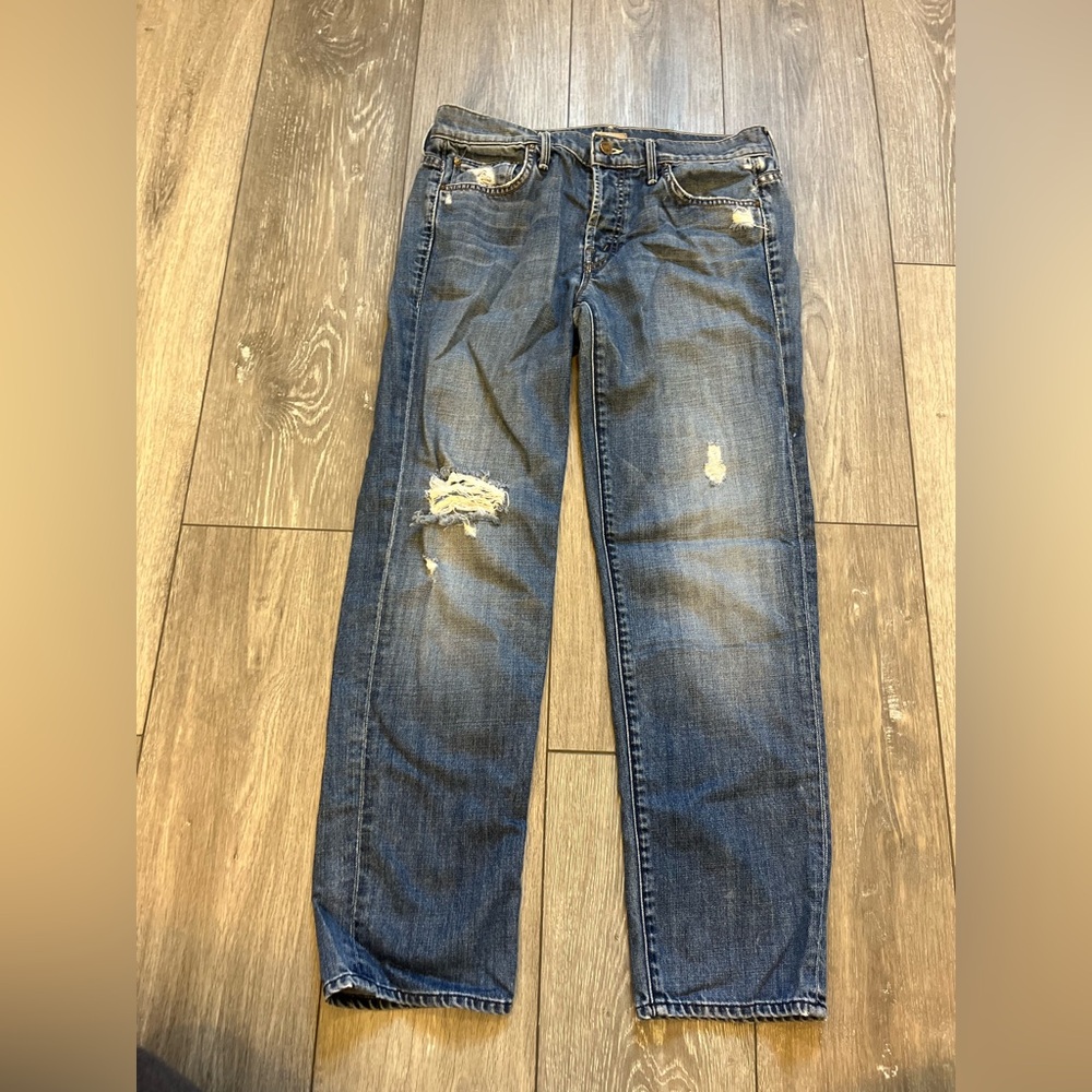 MOTHER Jeans The Loosey In Always Look Twice 26 Button Fly - Picture 2 of 16